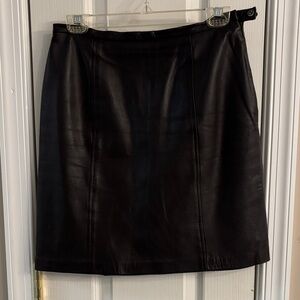 INC International Concepts Black Pencil Skirt size 6 petite